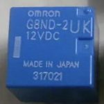 Реле ЭБУ omron электроручника BMW X5 Е70, X6 Е71 G8ND-2UK