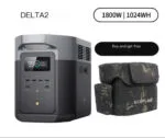 Зарядная станция EcoFlow Delta 2 + чехол, 1800W, 1024 Вт/ч, оригинал CN + переходники Гарантия