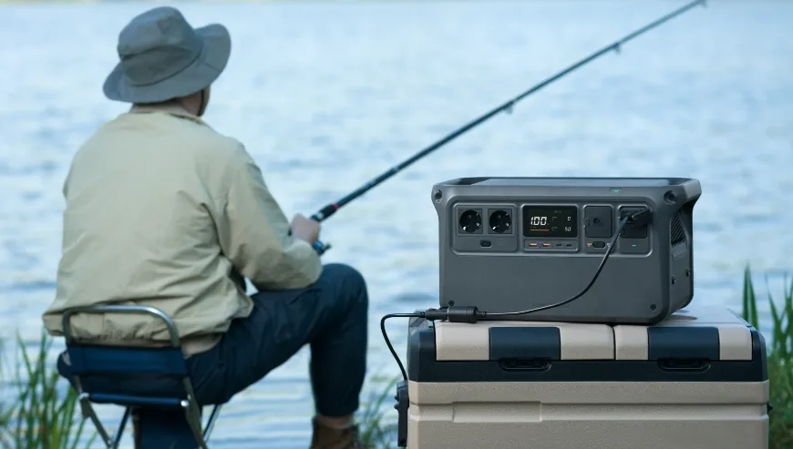 Портативная зарядная станция DJI POWER 1000 1024 Втч 2200W + переходники — изображение 9