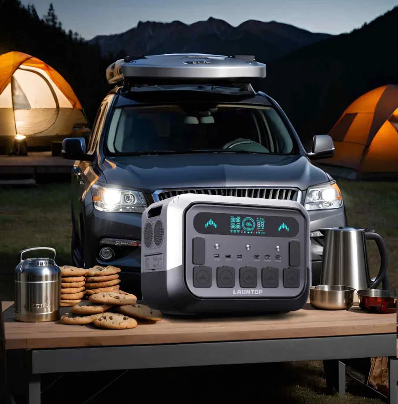 Станция резервного питания Launtop Pro 2400w , 2048 Wh. Портативная зарядная станция — изображение 6
