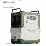 Портативная электростанция EHOM EP600 512Wh LiFePO4 EVE Battery