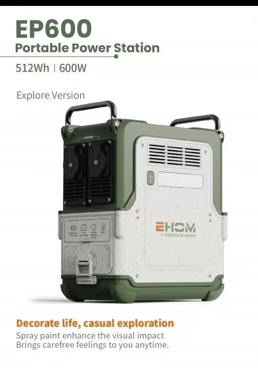 Зарядное устройство , электростанция EHOM EP600 512Wh LiFePO4 EVE Battery — изображение 7