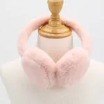 Бархатные меховые  наушники / теплые наушники для девушек  / зимние наушники — изображение 4