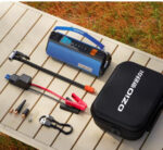 Пусковое устройство 4 в 1 Ozio MAX : бустер 12В, насос, power bank 10400mAh, фонарик, аварийный сигнал. — изображение 2