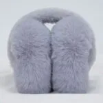 Бархатные меховые  наушники складные  / теплые наушники для девушек  / зимние наушники/ весна осень — изображение 5
