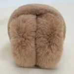 Бархатные меховые  наушники складные  / теплые наушники для девушек  / зимние наушники/ весна осень — изображение 6