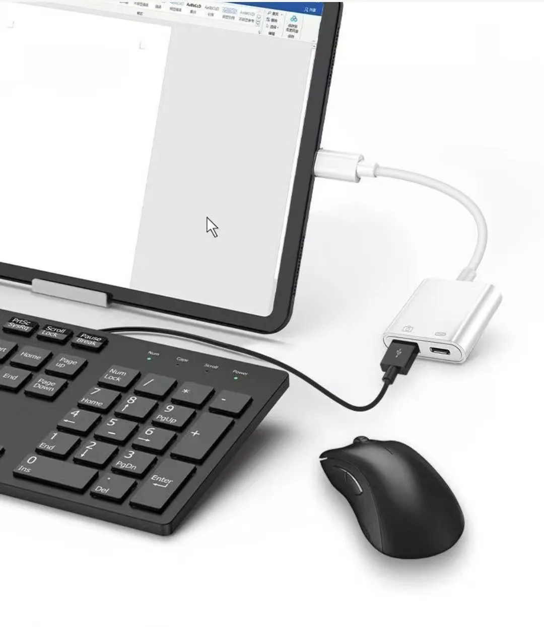 Адаптер USB-C OTG, 2-в-1 Type-C на USB 3.0 с зарядкой PD, совместим с Android, iPhone . — изображение 6