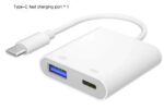 Адаптер USB-C OTG, 2-в-1 Type-C на USB 3.0 с зарядкой PD, совместим с Android, iPhone . — изображение 7