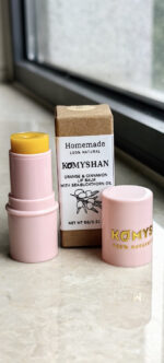 Натуральный бальзам для губ Komyshan HandMade "Облепиха + Апельсин+ корица " — изображение 8