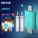 Зарядное устройство Dlyfull LIR425 с 2  аккумуляторами для электронных поплавков