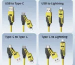 Универсальный кабель 65W+PD   TYPE-C. Lighting , USB/  4-in-1 с поддержкой CarPlay/CarLife — изображение 8