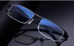 КОМПЬЮТЕРНЫЕ ОЧКИ TR-90 VisionPro Shield /антиблик, 5H защита от царапин, фильтр синего света Класичний чорний