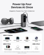 Павербанк Anker Zolo  Laptop 25,000 мАч, 165W (со встроенными и выдвижными кабелями) 4 port — изображение 2
