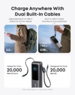 Павербанк Anker Zolo  Laptop 25,000 мАч, 165W (со встроенными и выдвижными кабелями) 4 port — изображение 5