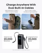 Павербанк Anker Zolo  Laptop 25,000 мАч, 165W (со встроенными и выдвижными кабелями) 4 port — изображение 5