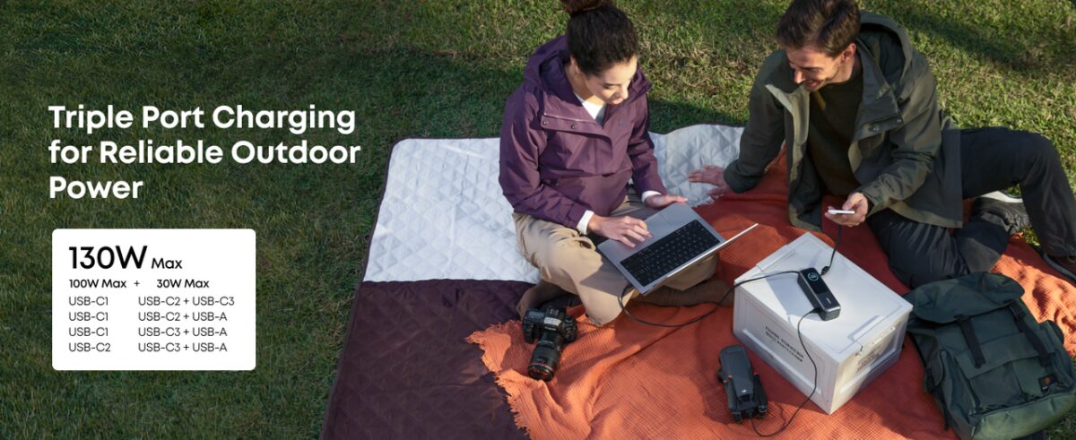 Павербанк Anker Zolo  Laptop 25,000 мАч, 165W (со встроенными и выдвижными кабелями) 4 port — изображение 9
