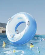 Надувной круг с  встроенным насосом и ручками AirFloat Pro 120kg — изображение 2