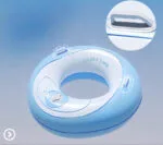 Надувной круг с  встроенным насосом и ручками AirFloat Pro 120kg — изображение 5