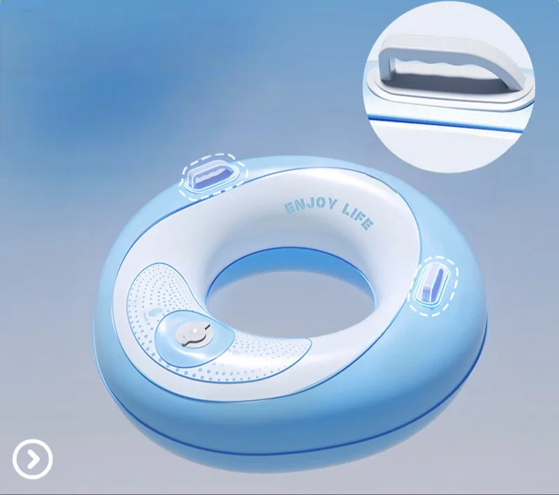 Надувной круг с  встроенным насосом и ручками AirFloat Pro 120kg — изображение 5