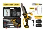 Аккумуляторная пила KOMYSHAN CA-801 — 800W, 2 АКБ ×21V 6000mAh! , автосмазка, 2 шины (6"/8"), кейс/2 цепи — изображение 6