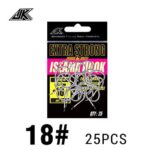 Сверхпрочные крючки ISEAMA HOOK EXTRA STRONG , размеры 17# 18# 19# — изображение 5
