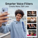 Maono Wave T5 — беспроводной микрофон с двумя передатчиками (Type-C) IPHONE/ANDROID — изображение 6
