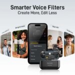 Maono Wave T5 — беспроводной микрофон с двумя передатчиками (Type-C) IPHONE/ANDROID — изображение 8