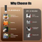 Кофеварка JN02 Display портативная капсульная аккумуляторная с нагреванием, кофемашина Espresso maker USB Сіро-коричневий — изображение 3