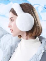 Тёплые плюшевые наушники с имитацией норки/расцветки на любой вкус – идеальный зимний аксессуар.TOP 2025 Повністю білий (однотонний)