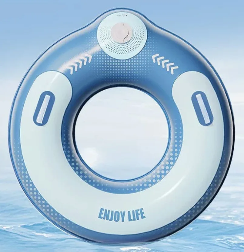 Надувной круг с  встроенным насосом и ручками AirFloat Pro 90kg — изображение 3