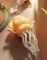 SQUID DANCE — Танцующий и ездящий осьминог, 20 см, музыкальная игрушка с подсветкой Рожевий — изображение 8