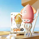 SQUID DANCE — Танцующий и ездящий осьминог, 20 см, музыкальная игрушка с подсветкой Рожевий