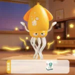 SQUID DANCE — Танцующий и ездящий осьминог, 20 см, музыкальная игрушка с подсветкой жовтий — изображение 4