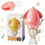SQUID DANCE — Танцующий и ездящий осьминог, 20 см, музыкальная игрушка с подсветкой Рожевий — изображение 6