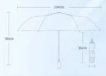 Magic Electric Umbrella 104-115 см | Автоматический зонт с электроприводом UPF50+/pink — изображение 10