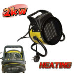 Обогреватель QuickHeat 2000W (2kw) тепловая пушка/  PTC-нагревательный элемент