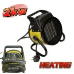 Обогреватель QuickHeat 2000W (2kw) тепловая пушка/  PTC-нагревательный элемент