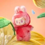 Мягкая игрушка-брелок / сюрприз бокс для детей лабуба / Labubu 17 см  THE MONSTERS Pop Mart / Big into Energy — изображение 6