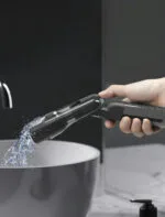 Мини-швабра с автоматическим распылением 2 в 1 для кухни и кафеля / 3 сменные насадки дополнительно — изображение 6