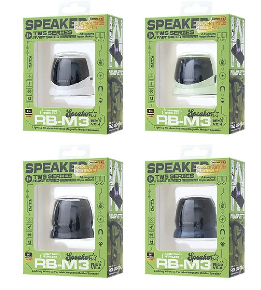 Remax RB-M3 - Магнитная колонка с подсветкой 3 в 1 с RGB подсветкой — изображение 3