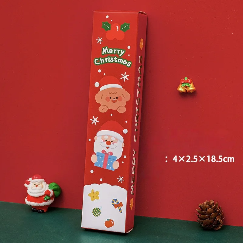 Новогодний набор  гелевых ручек Merry Christmas 2 шт + 2 стержня + стикеры — изображение 4