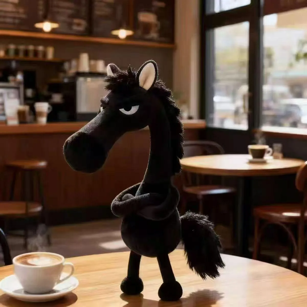 Брелок 12 см "Сердитая лошадка" – талисман  Года Огненной Лошади 2026 Чёрный — изображение 6