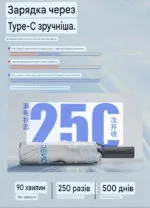 Magic Electric Umbrella 108 см | Автоматический зонт с электроприводом UPF50+ Фиолетовый цветочный 104 — изображение 7