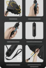Magic Electric Umbrella 108 см | Автоматический зонт с электроприводом UPF50+ Чёрный люкс 115 — изображение 8