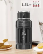 Car Kettle Ezmore 1500 мл 12V/24V — термос-чайник с регулировкой 30–100°C, антибактериальной сталью 304 и защитой от протекан — изображение 10
