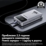 Power Bank MOVESPEED M25Pro 145W 25000mAh UFCS  (Space Silver) — изображение 4