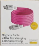 Магнитный кабель быстрой зарядки 240W USB Type-C / USB-C для iPhone, Samsung, Huawei, ноутбуков и планшетов — изображение 8