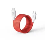 Магнитный кабель быстрой зарядки 240W USB Type-C / USB-C для iPhone, Samsung, Huawei, ноутбуков и планшетов красный