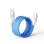 Магнитный кабель быстрой зарядки 240W USB Type-C / USB-C для iPhone, Samsung, Huawei, ноутбуков и планшетов синий