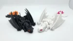 Подвижные фигурки драконов Ночная и Дневная фурия — 3D-игрушка, 3 варианта — изображение 5